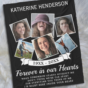 In Loving Memory Photo Fleece Blanket