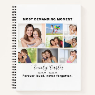 In Loving Memory Photo Funeral Guest notebook