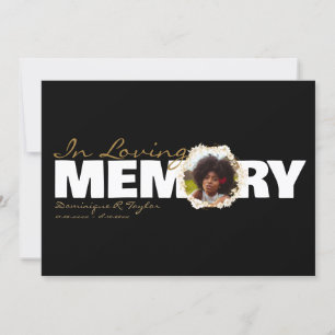 In Loving Memory Photo Funeral Program