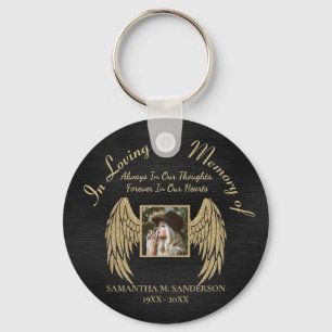 In Loving Memory Photo Keepsake Keychain