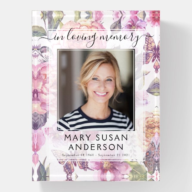 In Loving Memory Photo Keepsake Paperweight (Vertical)