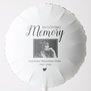 In Loving Memory Photo Memorial Balloon