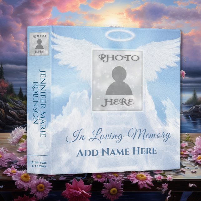In Loving Memory Photo Memorial Binder (Creator Uploaded)