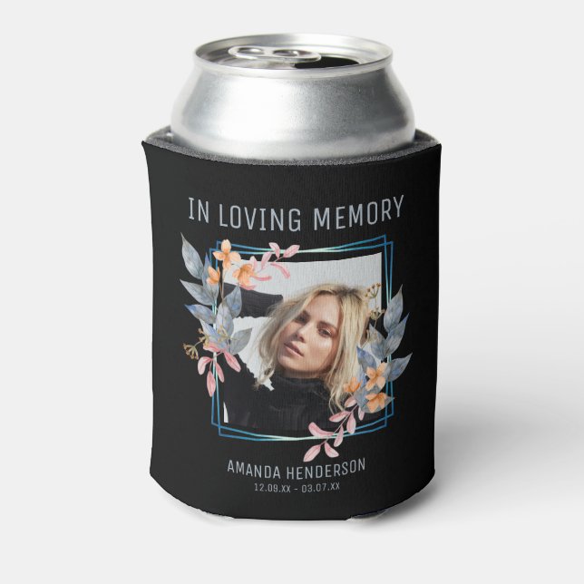 In Loving Memory | Photo Memorial Can Cooler (Can Back)