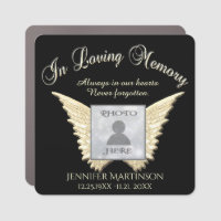 In Loving Memory Photo Memorial Car Magnet
