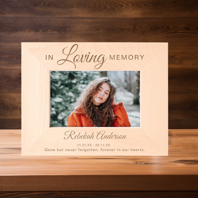 In Loving Memory | Photo Memorial Engraved Frames (Creator Uploaded)
