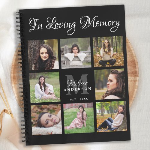 In Loving Memory Photo Memorial Funeral Guest Book