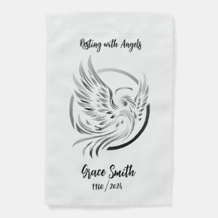 In Loving Memory Photo Memorial Garden Flag