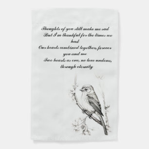 In Loving Memory Photo Memorial Garden Flag