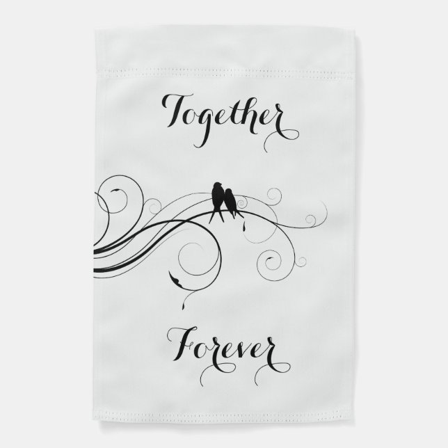 In Loving Memory Photo Memorial Garden Flag (Front)