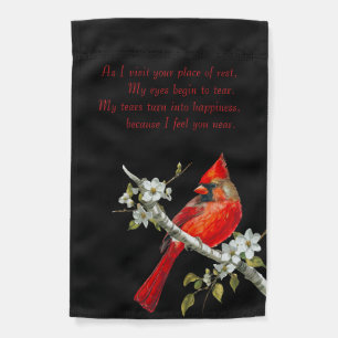 In Loving Memory Photo Memorial Garden Flag