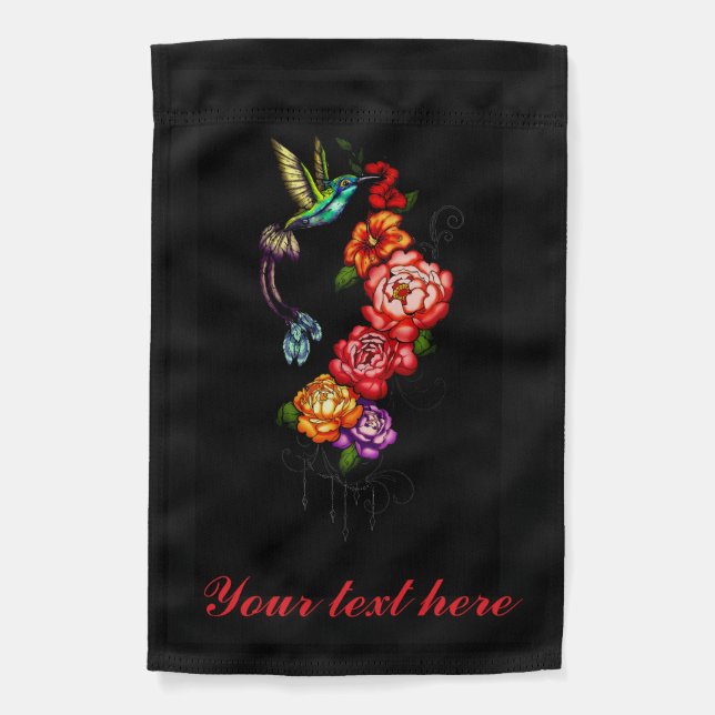 In Loving Memory Photo Memorial Garden Flag (Front)