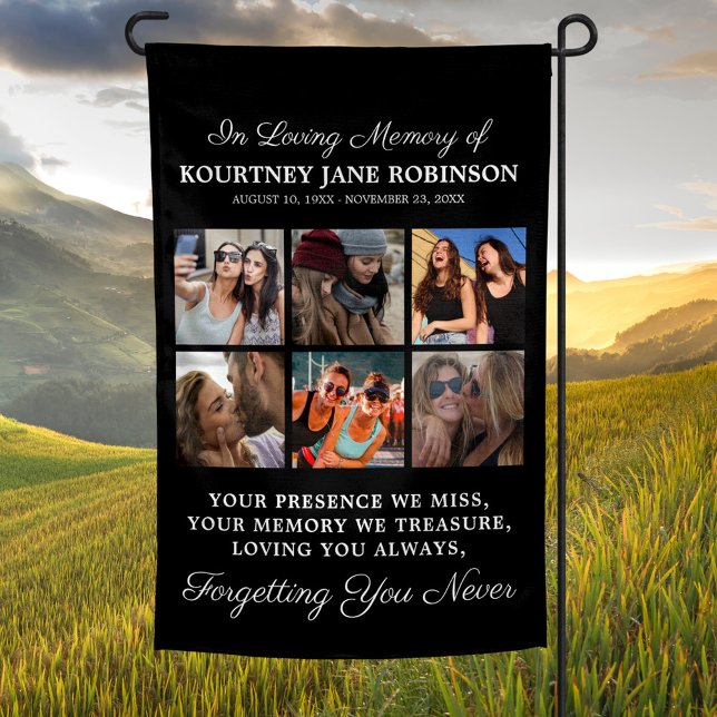 In Loving Memory Photo Memorial Garden Flag (Creator Uploaded)