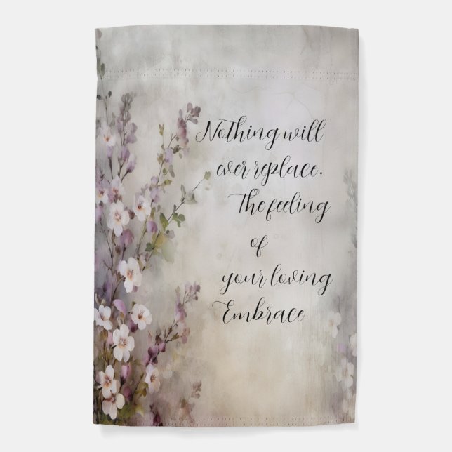 In Loving Memory Photo Memorial Garden Flag (Front)