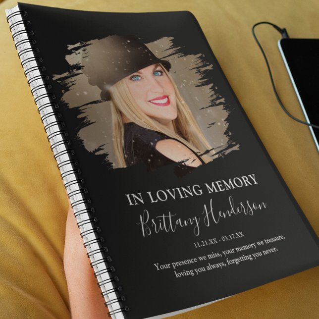 In Loving Memory | Photo Memorial Guest Notebook (Creator Uploaded)