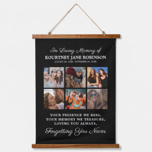 In Loving Memory Photo Memorial Hanging Tapestry