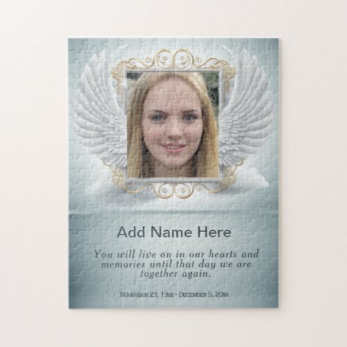 In Loving Memory Photo Memorial Jigsaw Puzzle