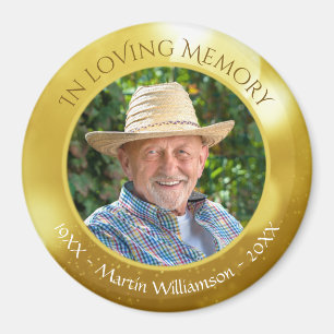 In Loving Memory Photo Memorial Keepsake Magnet
