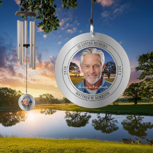 In Loving Memory Photo Memorial Keepsake Wind Chime