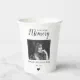 In Loving Memory | Photo Memorial Paper Cups | Zazzle