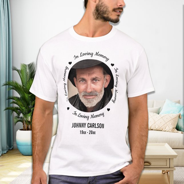 In Loving Memory Photo Memorial T-Shirt (Creator Uploaded)