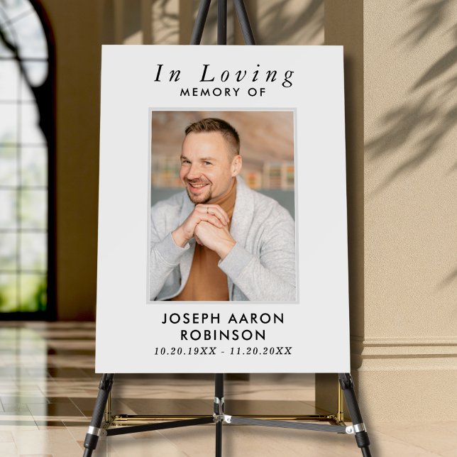 In Loving Memory Photo Memorial Welcome Sign (Creator Uploaded)