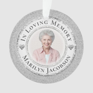 In Loving Memory Photo Ornament