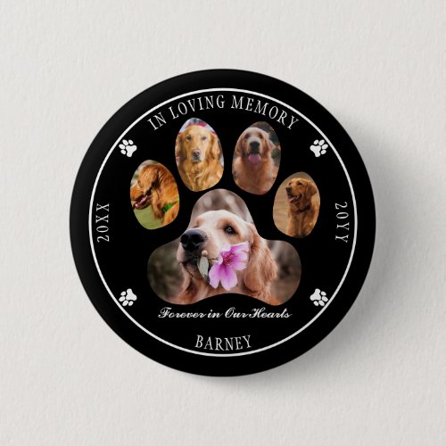 In Loving Memory Photo Pet Memorial - Black