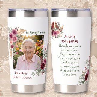 In Loving Memory | Photo & Poem Cardinal Insulated Tumbler