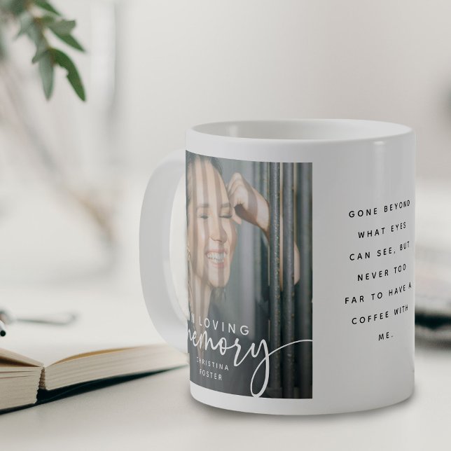 In Loving Memory Photo & Quote Keepsake Coffee Mug (Creator Uploaded)