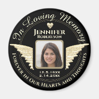 In Loving Memory Photo Remembrance Magnet