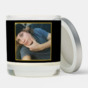 In Loving Memory Photo Scented Jar Candle         