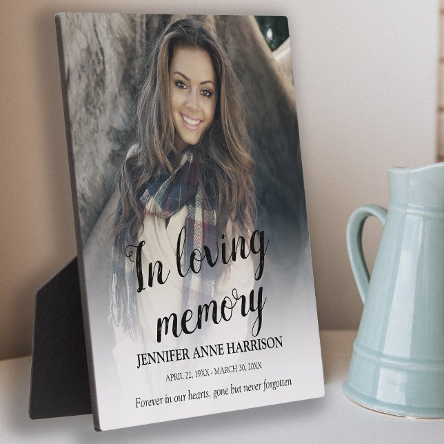 In Loving Memory Photo Tribute Plaque (Creator Uploaded)