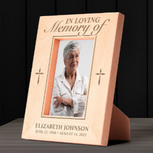 In Loving Memory Photo Wooden Laser Engraved Frames