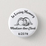 In Loving Memory Pinback Button at Zazzle