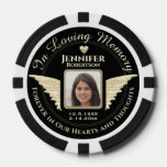 In Loving Memory Pocket Photo Remembrance Poker Chips