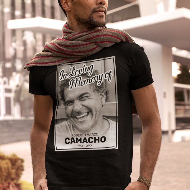 In Loving Memory Portrait Memorial T-Shirt (Creator Uploaded)