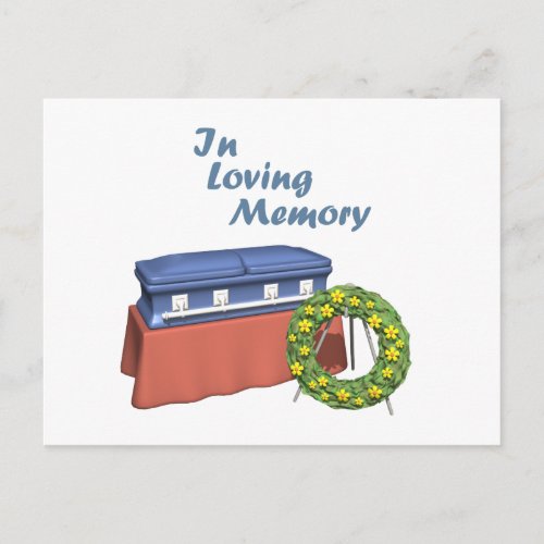 In Loving Memory Postcard