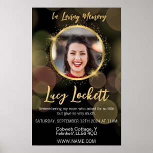 In loving memory poster