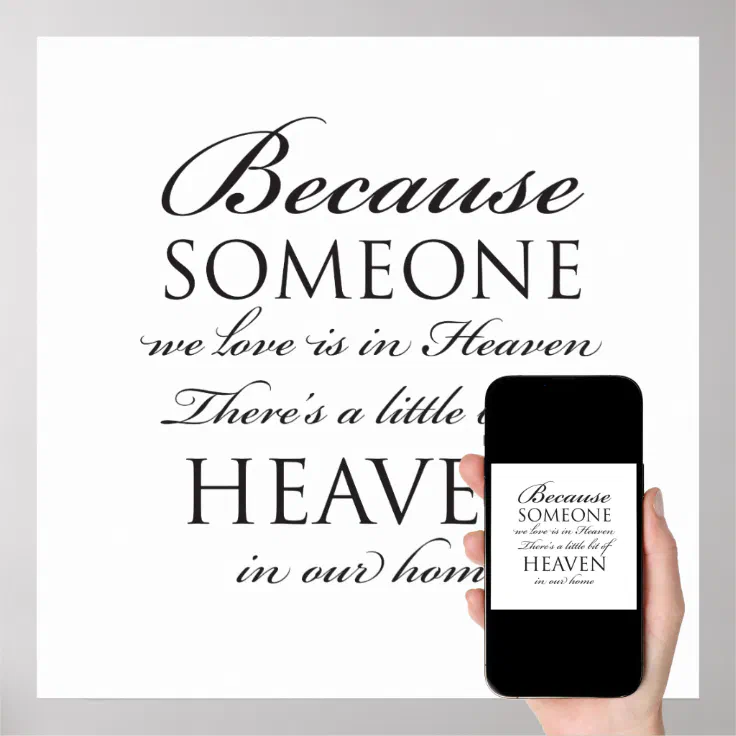In Loving Memory Print Memorial Remembrance Sign | Zazzle