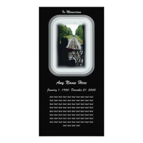 In Loving Memory- Railroad Conductor Card