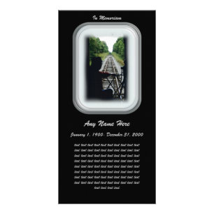 In Loving Memory- Railroad Conductor Card
