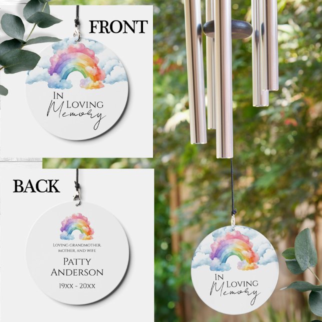 In Loving Memory Rainbow Promise Wind Chime (Creator Uploaded)