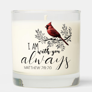 In Loving Memory: Red Cardinal Memorial Scented Candle