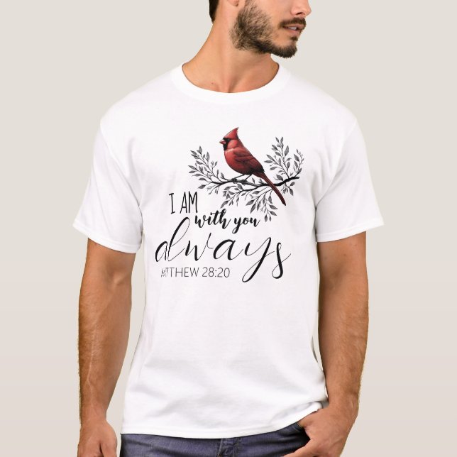 In Loving Memory: Red Cardinal  T-Shirt (Front)