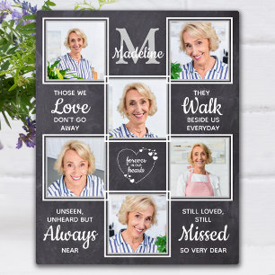 In Loving Memory Remembrance 6 Photo Memorial Plaque
