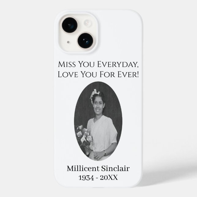 In Loving Memory - Remembrance Case-Mate iPhone Case (Back)