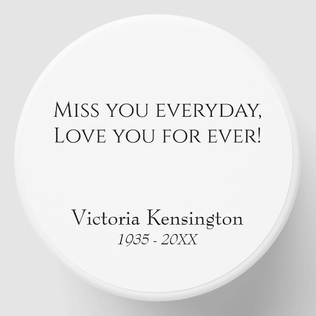 In Loving Memory - Remembrance Mini Candle Favors (Front)