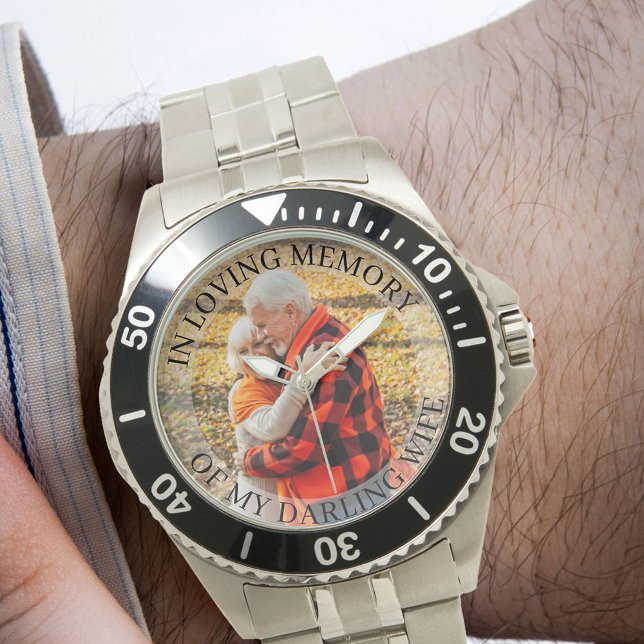 In Loving Memory Remembrance Photo Watch (Remembrance photo watch)