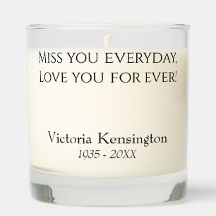In Loving Memory - Remembrance Scented Candle